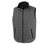 (3XL, Grey/Black) Result Unisex Adult Thermoquilt Gilet