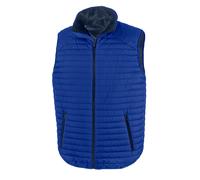 (L, Royal Blue/Navy) Result Unisex Adult Thermoquilt Gilet