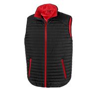 (XXL, Black/Red) Result Unisex Adult Thermoquilt Gilet