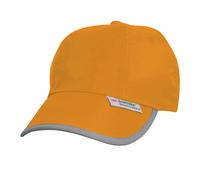 (One Size, Hi Vis Orange) Result Unisex High-Vis Baseball Cap (3M) (Pack of 2)