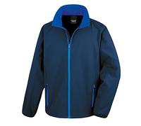 Result Softshell Jacket Core R231M Printable Navy/Royal Small