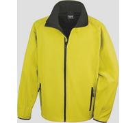 Result R231M Printable Softshell Jacket - Yellow/Black, X-Large