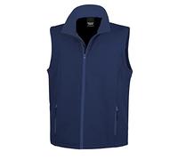 Result Mens Printable Softshell Body Warmer (XL) (Navy)