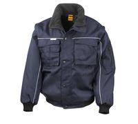 Result Unisex Water Repellent & Windproof Zip Sleeve Heavy Duty Jacket
