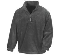 Result Unlined Active 1/4 Zip Anti-Pilling Fleece Top (M) (Oxford Grey)