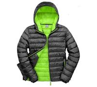 Result Urban R194M Mens Snow Bird Padded Jacket - Black/Lime - M