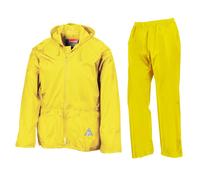 Result Waterproof Jacket Trouser Suit Unisex Packable Rain Set S-2XL
