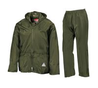 Result Waterproof Jacket Trouser Suit Unisex Packable Rain Set S-2XL