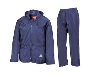 Result Waterproof Jacket Trouser Suit Unisex Packable Rain Set S-2XL