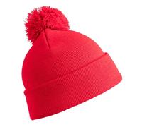 Result Winter Essentials Jr Pompom Beany, Red, O/S. RC028J