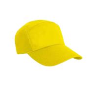 Result Women's Advertising Snapback Cap in Yellow Result Yellow One Size