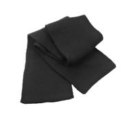 Result Women's Classic Knitted Heavy Scarf in Black Result Black One Size