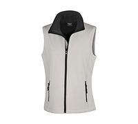 Result Women's Core Printable Bodywarmer Outdoot Gilet, White (WHI/Blk), 16(Size:XL)