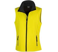 Result Women's Core Printable Soft Shell Bodywarmer in Yellow | Size: 2XL Result Yellow 2XL