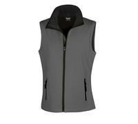 Result Women's Core Printable Softshell Bodywarmer in Charcoal | Size: 2XL Result Charcoal 2XL