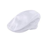 Result Women's Gatsby Herringbone Flat Cap in White | Size: S/M Result White S/M
