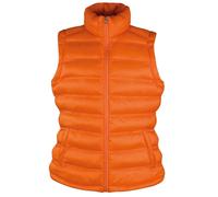 Result Women's Ice Bird Padded Gilet in Orange | Size: 8 Result Orange 8