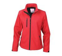 Result Women's La Femme 2 Layer Base Softshell Breathable Wind Resistant Jacket in Red | Size: XS Result Red XS
