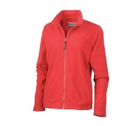 Result Women's La Femme High Grade Microfleece Jacket (490 GSM) in Red | Size: Medium Result Red M