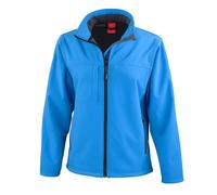 Result Women's Classic Soft Shell Jacket in Dark Blue | Size: 12 Result Dark Blue 12