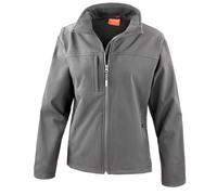 (16 UK, Grey) Result Womens/Ladies Classic Soft Shell Jacket