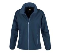 (S, Navy) Result Womens/Ladies Core Printable Softshell Jacket
