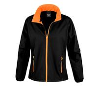 Result Womens/Ladies Core Printable Full Front Zip Softshell RW3696