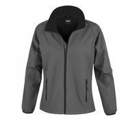 Core Printable Softshell Jacket Result Charcoal XXL