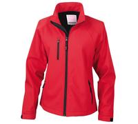 (14 UK, Red) Result Womens/Ladies Soft Shell Jacket