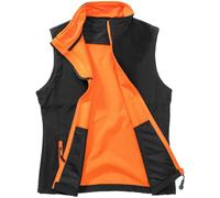 (L, Black/Orange) Result Womens/Ladies Softshell Body Warmer