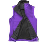 (M, Purple/Black) Result Womens/Ladies Softshell Body Warmer