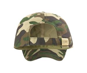 Result Women's Pro Style Camo Cotton Drill Cap in Green Result Green One Size