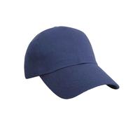 Result Women's Pro Style Plain Heavy Brushed Cotton Baseball Cap in Navy Result Navy One Size