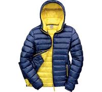 Result Women's Hooded Jacket R194F Urban Snow Bird – Navy/Yellow – X-Large/Size 16