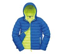 Result Women's R194F Urban Snow Bird Hooded Jacket - Ocean Blue/Lime, Large/Size 14