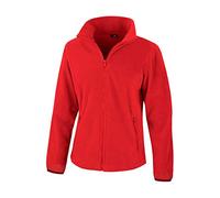 Result Women's R220F Fashion Fit Outdoor Fleece - Flame Red, Large/Size 14
