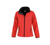 Result Women's R231F Printable Softshell Jacket - Red/Black, X-Large/Size 16