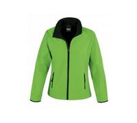 Result Women's R231F Printable Softshell Jacket - Vivid Green, Large/Size 14