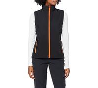 Result Women's R232F Printable Softshell Bodywarmer - Black/Orange, Small/Size 10