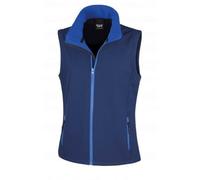 Result Women's R232F Printable Softshell Bodywarmer - Navy/Royal, Medium/Size 12