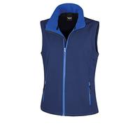 Result Women's Softshell Bodywarmer R232F - Printable - Navy/Royal - X-Large (Size 16)