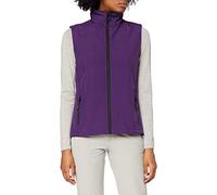 Result Women's R232F Printable Softshell Bodywarmer - Purple/Black, 2X-Large/Size 18