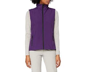 Result Women's R232F Printable Softshell Bodywarmer - Purple/Black, Large/Size 14