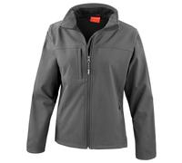 (2XL, Grey) Result Womens Softshell Premium 3 Layer Performance Jacket (Waterproof, Windproof & Breathable)