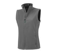 Result Women's Softshell Printable Body Warmer in Grey | Size: Small Result Grey S