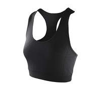 Result Women's Spiro Impact Crop Top Vest, Black (Black), 10 (Size:Small)