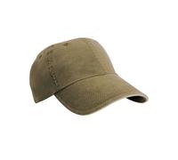 Result Women's Washed Cotton Sandwich Peak Baseball Cap in Olive Result Olive One Size