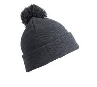 Result Women's Winter Essentials Pom Pom Beanie in Grey Result Grey One Size