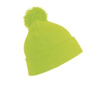 Result Women's Winter Essentials Pom Pom Beanie in Yellow Result Yellow One Size