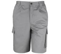 Result Work-Guard Action Shorts Workwear in Grey | Size: Medium Result Grey M